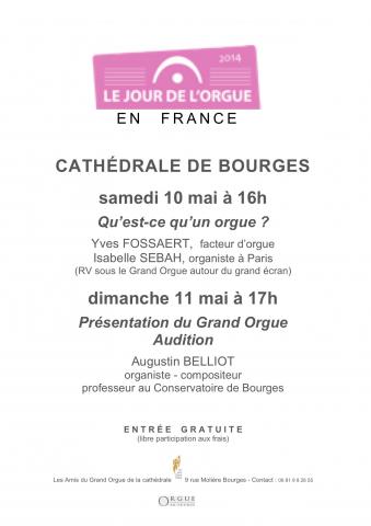 Jour de l orgue 2014 cathedrale de bourges